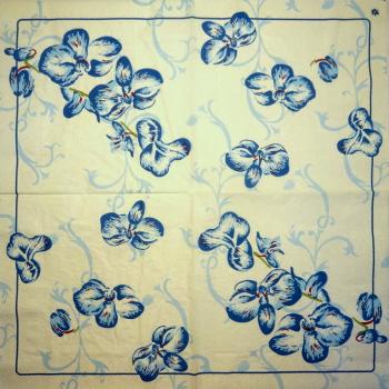 133 Orchids - 3-ply (cream) - Ambiente